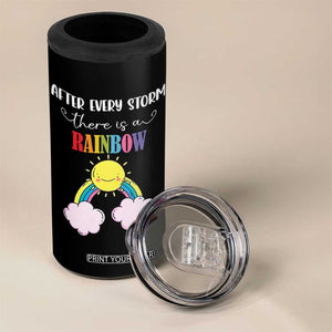 After Every Storm There Is A Rainbow 4 in 1 Can Cooler Tumbler Sentimental Pregnancy Announcement TS11 Print Your Wear