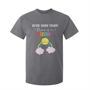 After Every Storm There Is A Rainbow T Shirt For Kid Sentimental Pregnancy Announcement TS11 Charcoal Print Your Wear