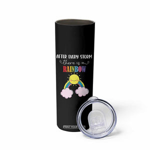 After Every Storm There Is A Rainbow Skinny Tumbler Sentimental Pregnancy Announcement TS11 Print Your Wear