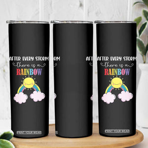 After Every Storm There Is A Rainbow Skinny Tumbler Sentimental Pregnancy Announcement TS11 Print Your Wear