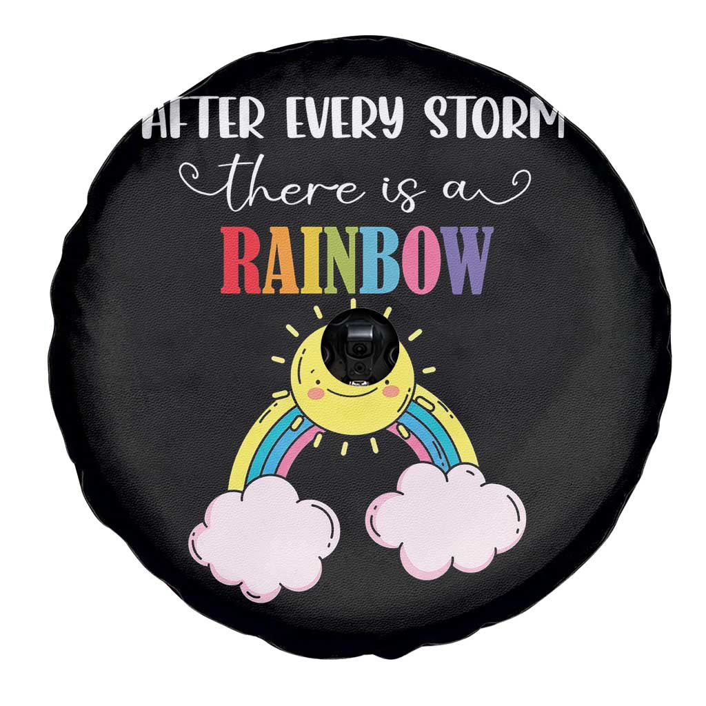 After Every Storm There Is A Rainbow Spare Tire Cover Sentimental Pregnancy Announcement TS11 Print Your Wear