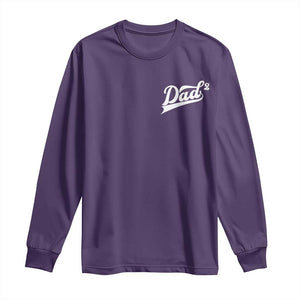 Dad Of Two Long Sleeve Shirt Funny Daddy Squared Promoted for The Second Time TS11 Purple Print Your Wear
