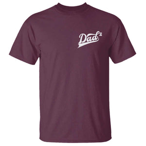 Dad Of Two T Shirt Funny Daddy Squared Promoted for The Second Time TS11 Maroon Print Your Wear