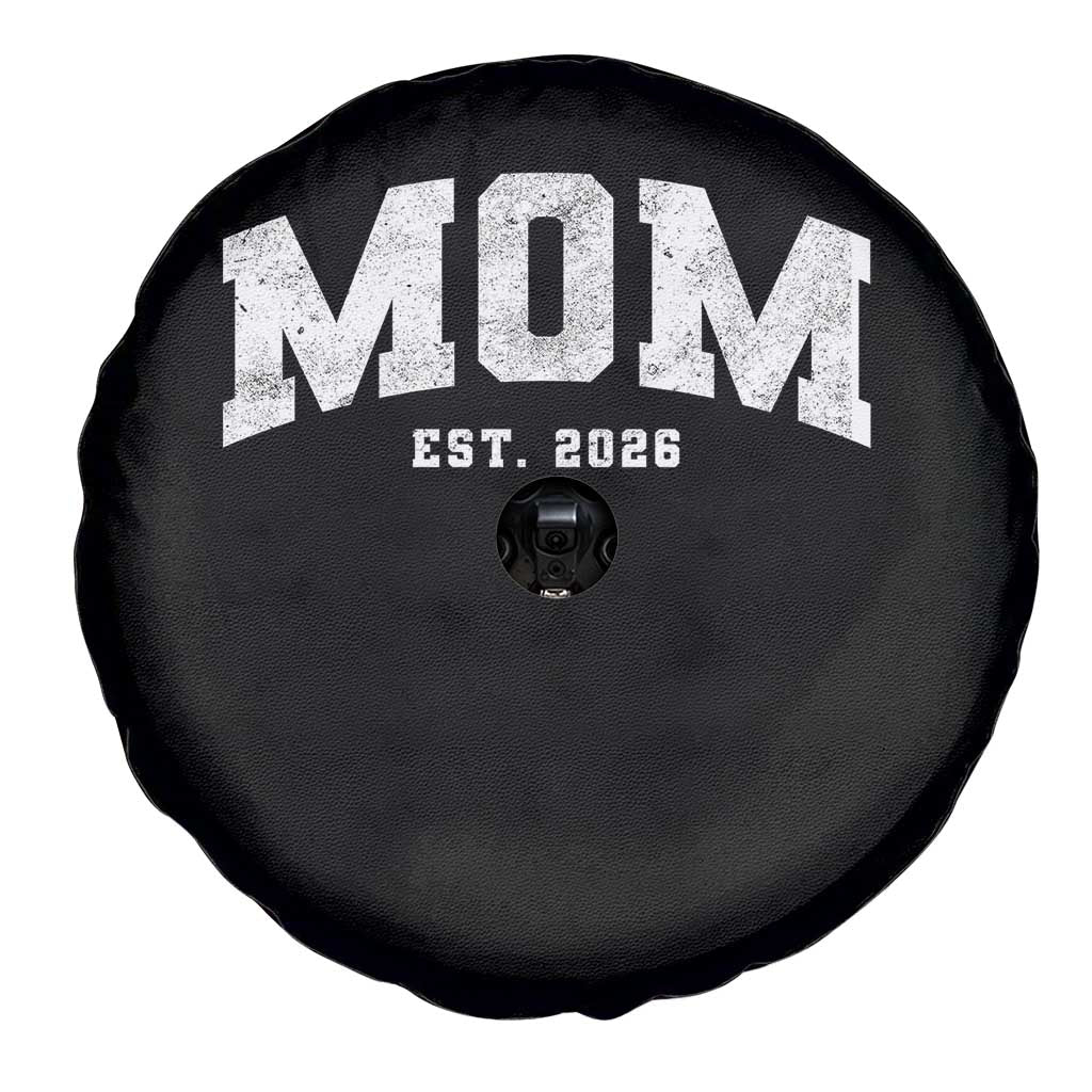 Mom Est 2026 Spare Tire Cover Promoted To Mommy Mother's Day TS11 Print Your Wear