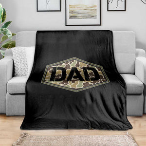 Dad Retro Old Camo Hunting Daddy Fathers Day Throw Blanket Dad Retro Old Camo Hunting Daddy Fathers Day TS11 Print Your Wear