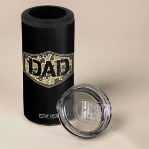 Dad Retro Old Camo Hunting Daddy Fathers Day 4 in 1 Can Cooler Tumbler Dad Retro Old Camo Hunting Daddy Fathers Day TS11 Print Your Wear