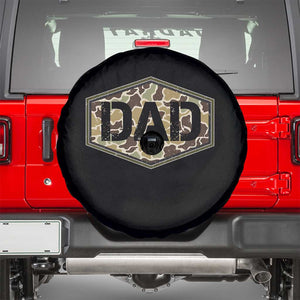 Dad Retro Old Camo Hunting Daddy Fathers Day Spare Tire Cover Dad Retro Old Camo Hunting Daddy Fathers Day TS11 Black Print Your Wear