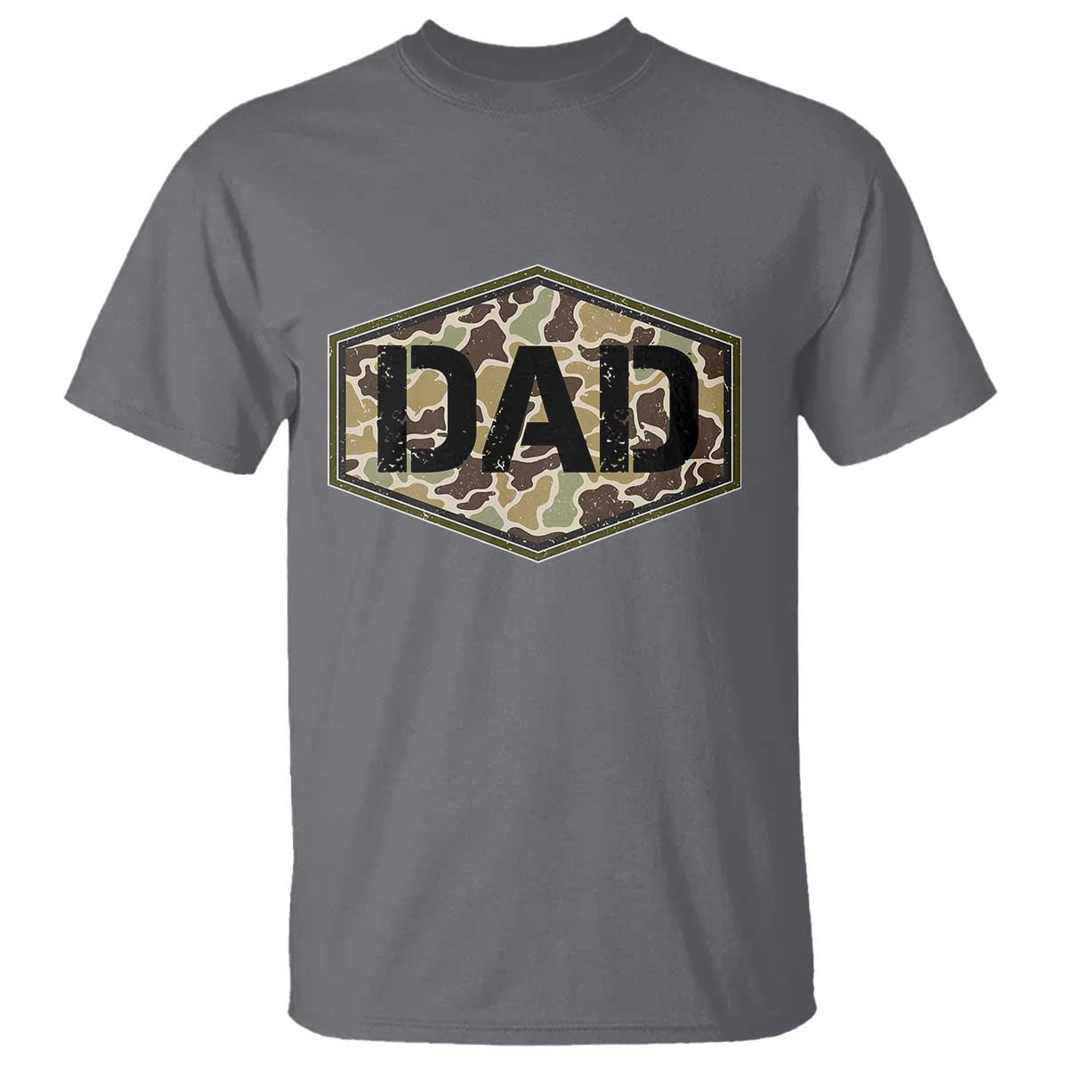 Dad Retro Old Camo Hunting Daddy Fathers Day T Shirt Dad Retro Old Camo Hunting Daddy Fathers Day TS11 Charcoal Print Your Wear