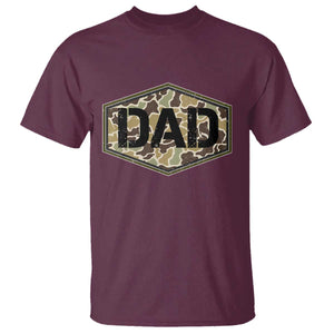 Dad Retro Old Camo Hunting Daddy Fathers Day T Shirt Dad Retro Old Camo Hunting Daddy Fathers Day TS11 Maroon Print Your Wear