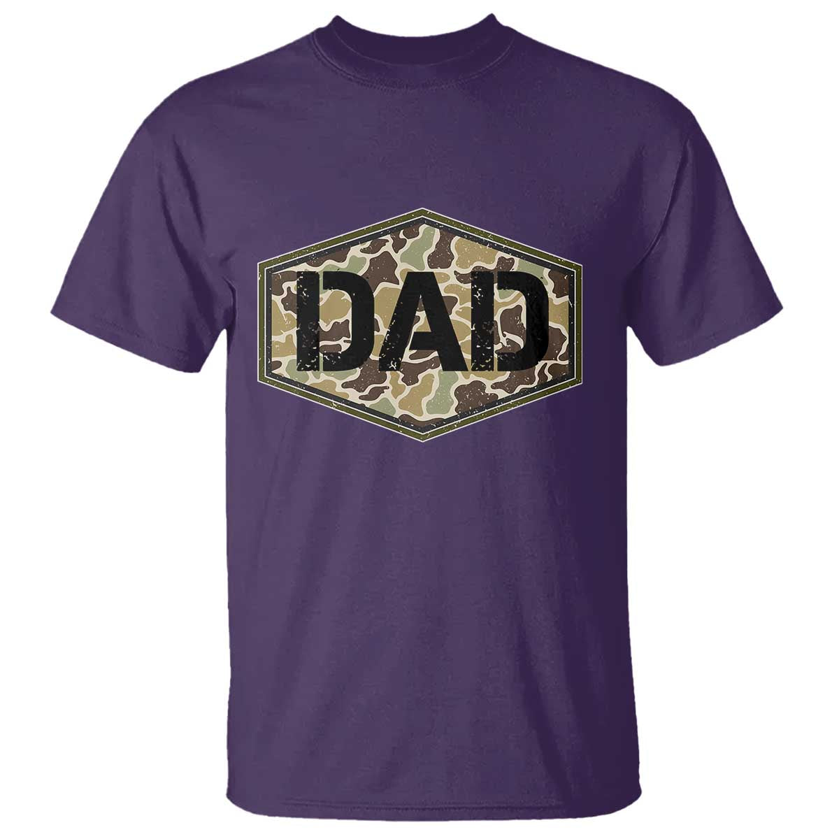 Dad Retro Old Camo Hunting Daddy Fathers Day T Shirt Dad Retro Old Camo Hunting Daddy Fathers Day TS11 Purple Print Your Wear