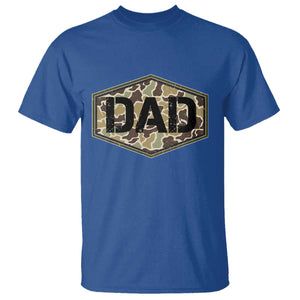 Dad Retro Old Camo Hunting Daddy Fathers Day T Shirt Dad Retro Old Camo Hunting Daddy Fathers Day TS11 Royal Blue Print Your Wear