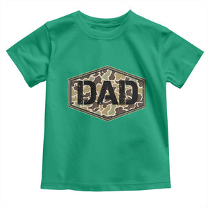 Dad Retro Old Camo Hunting Daddy Fathers Day Toddler T Shirt Dad Retro Old Camo Hunting Daddy Fathers Day TS11 Irish Green Print Your Wear