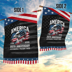 America 250th Anniversary Patriotic Garden Flag USA Eagle 1776 2026 Independence Freedom Pride TS11 Print Your Wear