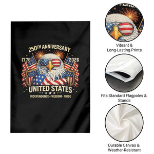 250 Anniversary USA 250th American 250 Years 4th July 2026 Garden Flag TS11 Print Your Wear