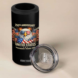 250 Anniversary USA 250th American 250 Years 4th July 2026 4 in 1 Can Cooler Tumbler TS11 Print Your Wear