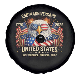 250 Anniversary USA 250th American 250 Years 4th July 2026 Spare Tire Cover TS11 Print Your Wear