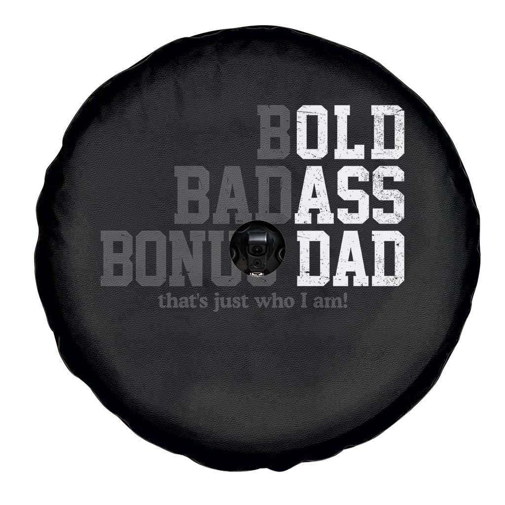 Bold Badass Bonus Dad Spare Tire Cover Old Ass Dad Funny Father's Day Gift TS11 Print Your Wear