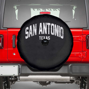 San Antonio Texas TX Vintage Spare Tire Cover TS11 Black Print Your Wear