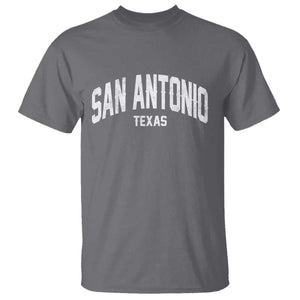 San Antonio Texas TX Vintage T Shirt TS11 Charcoal Print Your Wear