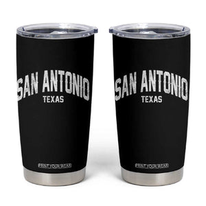 San Antonio Texas TX Vintage Tumbler Cup TS11 Black Print Your Wear