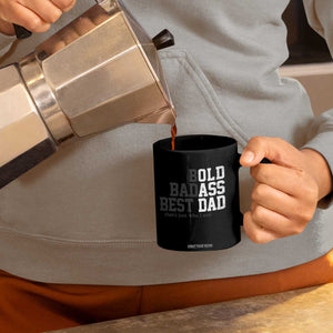 Bold Badass Best Dad Coffee Mug Funny Old Ass Father Gag Gift TS11 Print Your Wear