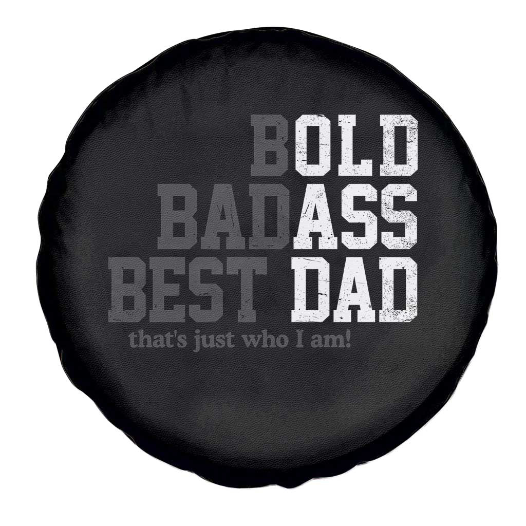 Bold Badass Best Dad Spare Tire Cover Funny Old Ass Father Gag Gift TS11 Print Your Wear