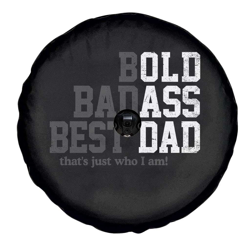 Bold Badass Best Dad Spare Tire Cover Funny Old Ass Father Gag Gift TS11 Print Your Wear