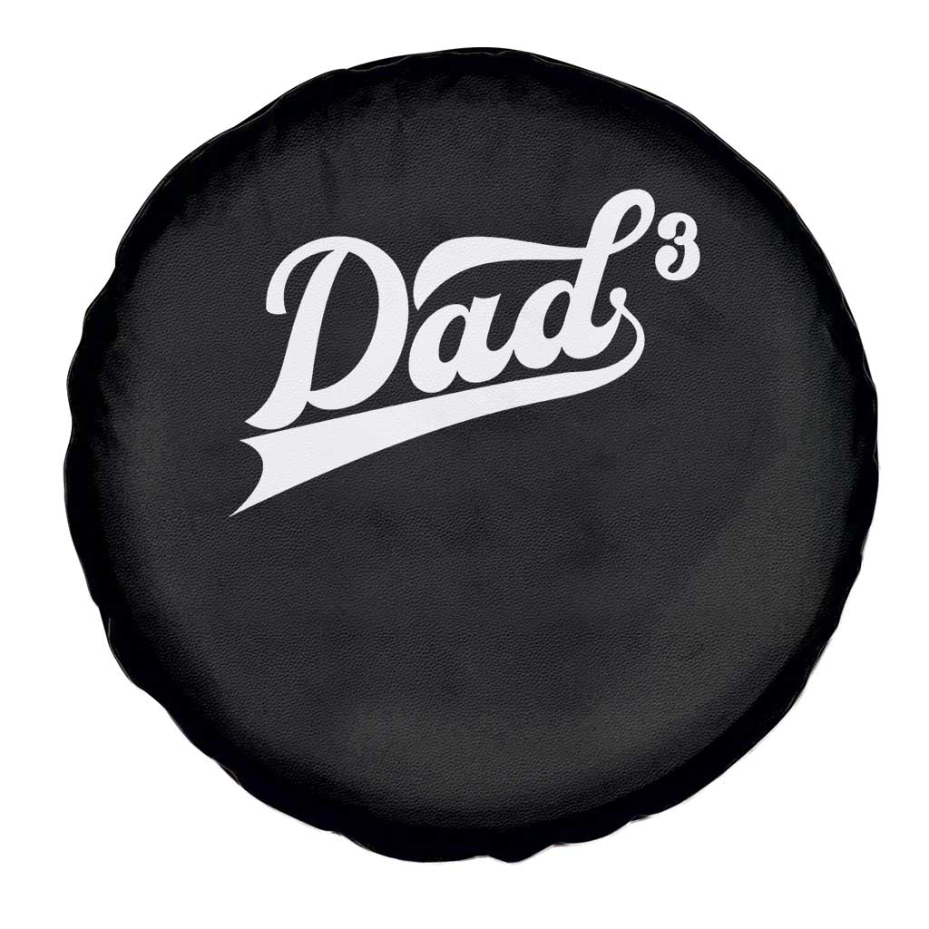 Dad Of Three Spare Tire Cover Funny Daddy 3 Promoted for The Second Time TS11 Print Your Wear