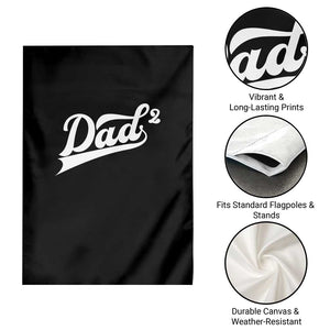 Dad Of Two Garden Flag Funny Daddy 2 Promoted for The Second Time TS11 Print Your Wear