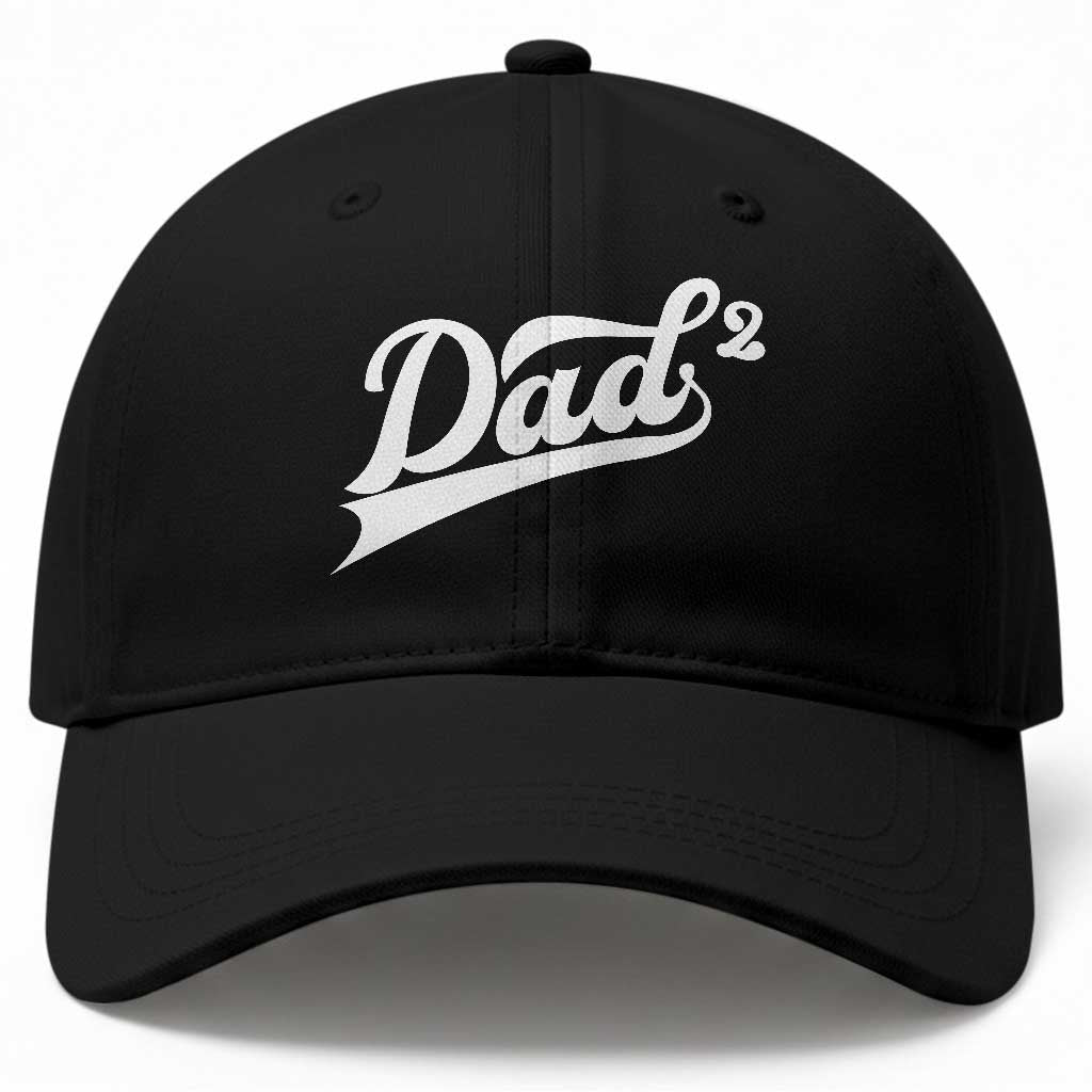 Dad Of Two Baseball Cap Funny Daddy 2 Promoted for The Second Time TS11 Print Your Wear