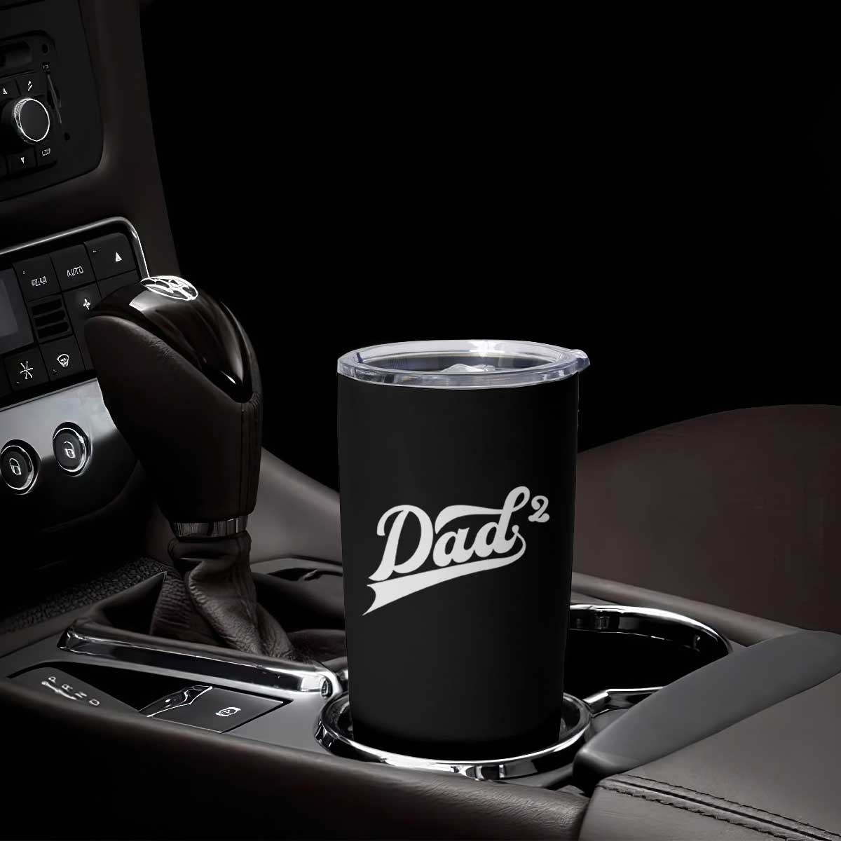 Dad Of Two Tumbler Cup Funny Daddy 2 Promoted for The Second Time TS11 Print Your Wear
