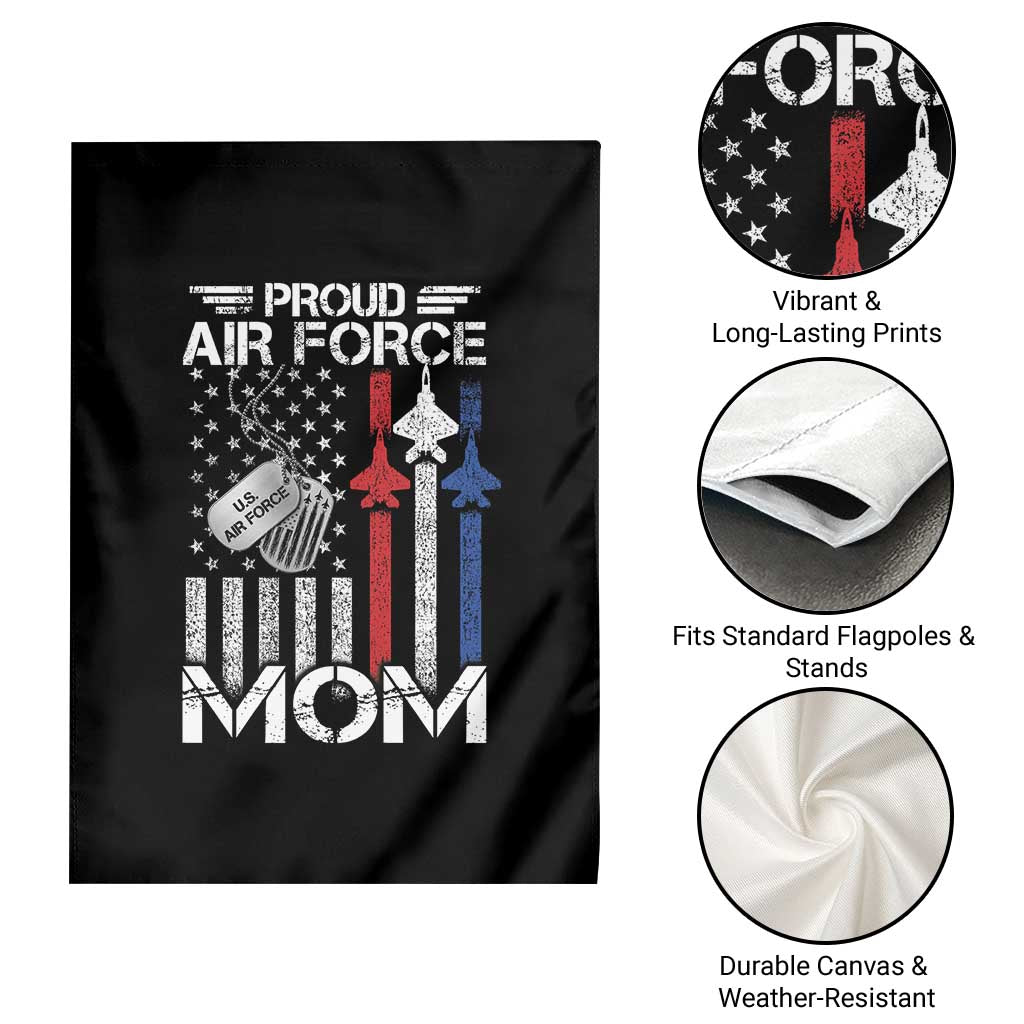 Proud Air Force Mom Garden Flag Military Army Mama Vintage American Flag TS11 Print Your Wear