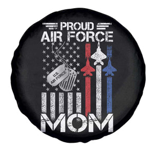 Proud Air Force Mom Spare Tire Cover Military Army Mama Vintage American Flag TS11 Print Your Wear