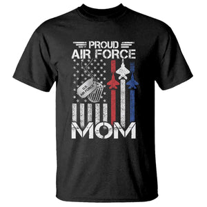 Proud Air Force Mom T Shirt Military Army Mama Vintage American Flag TS11 Black Print Your Wear