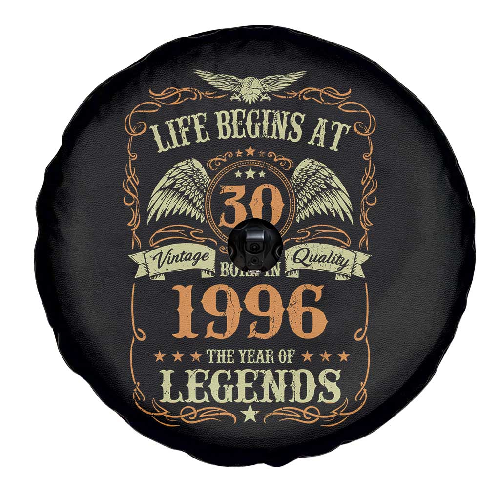 30th Birthday Spare Tire Cover Life Begins At 30 Born In 1996 The Year Of Legends TS11 Print Your Wear