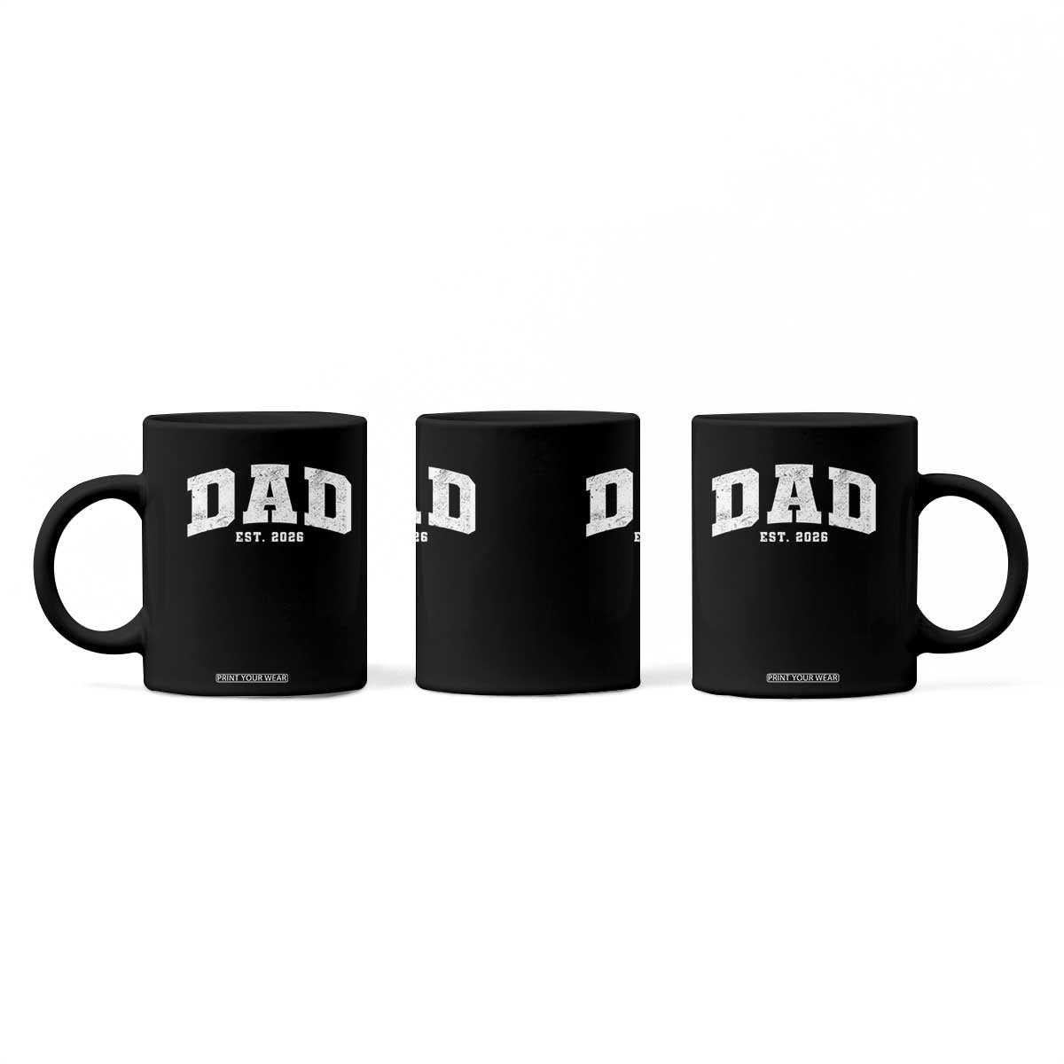 Dad Est 2026 Coffee Mug Promoted To Daddy Fathers Day TS11 Print Your Wear