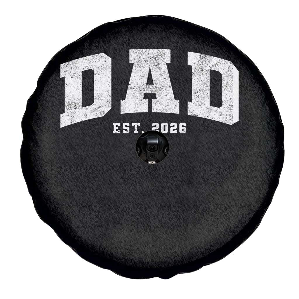 Dad Est 2026 Spare Tire Cover Promoted To Daddy Fathers Day TS11 Print Your Wear