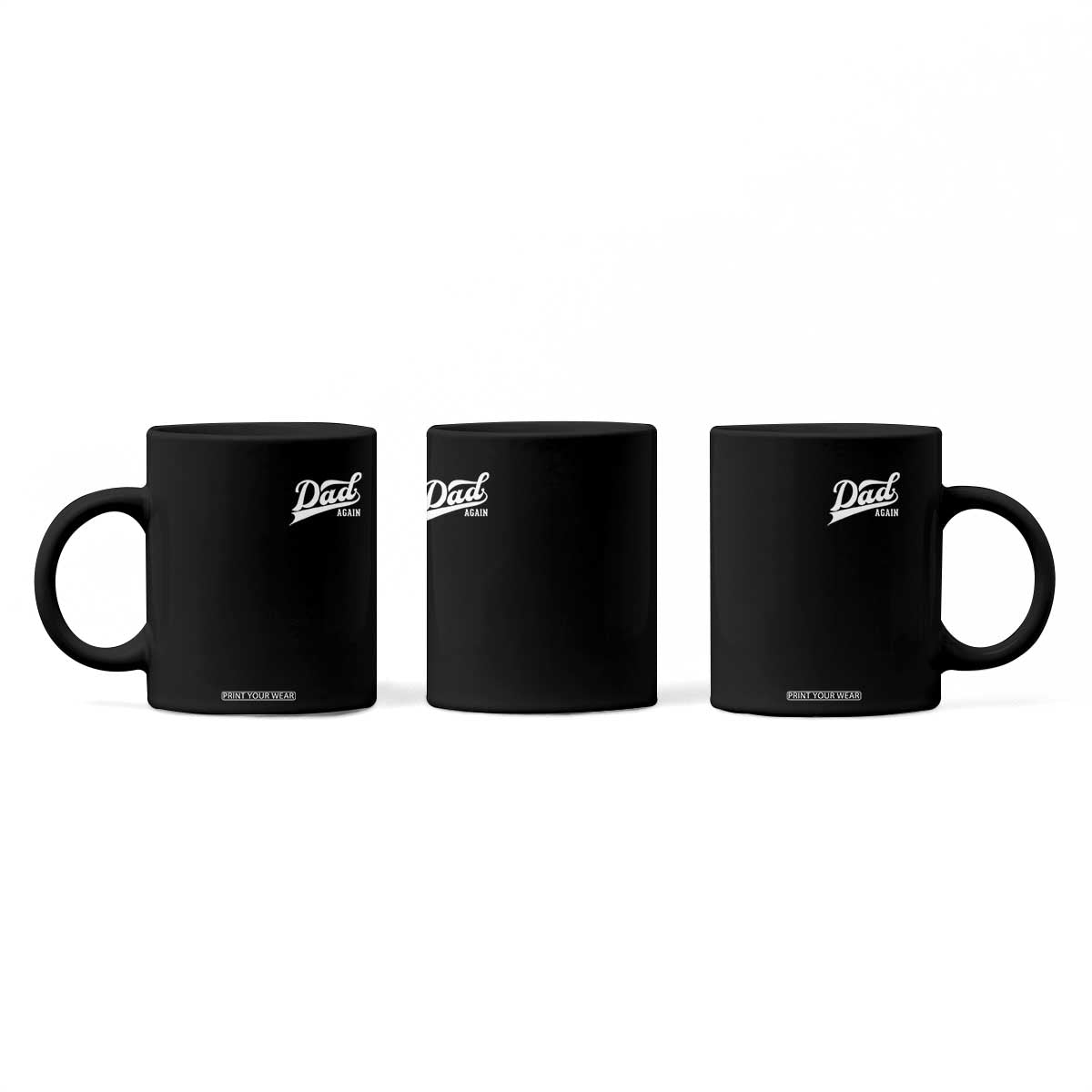 Promoted To Dad Again Coffee Mug Funny Daddy Again Pregnancy Announcement TS11 Print Your Wear