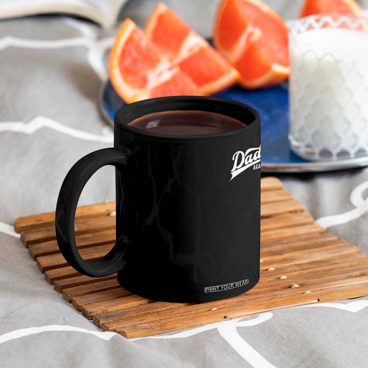 Promoted To Dad Again Coffee Mug Funny Daddy Again Pregnancy Announcement TS11 Print Your Wear