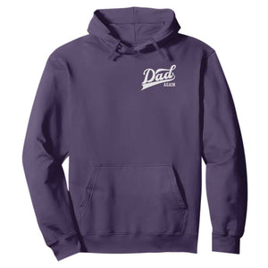 Promoted To Dad Again Hoodie Funny Daddy Again Pregnancy Announcement TS11 Purple Print Your Wear