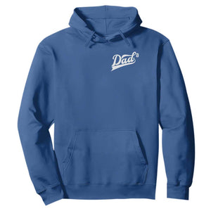 Dad Of Three Hoodie Funny Daddy Cubed Promoted for The Third Time TS11 Royal Blue Print Your Wear