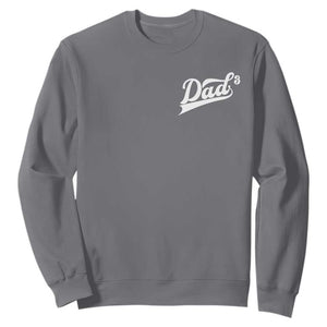 Dad Of Three Sweatshirt Funny Daddy Cubed Promoted for The Third Time TS11 Charcoal Print Your Wear