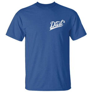 Dad Of Three T Shirt Funny Daddy Cubed Promoted for The Third Time TS11 Royal Blue Print Your Wear