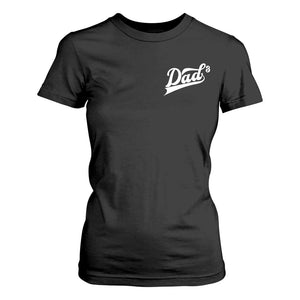 Dad Of Three T Shirt For Women Funny Daddy Cubed Promoted for The Third Time TS11 Black Print Your Wear