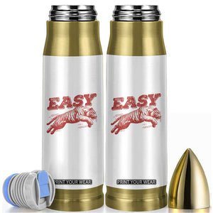 Easy Tiger Bullet Tumbler Vintage Distressed Tiger Trendy Grunge Indie Boho TS11 White Print Your Wear