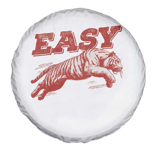 Easy Tiger Spare Tire Cover Vintage Distressed Tiger Trendy Grunge Indie Boho TS11 Print Your Wear