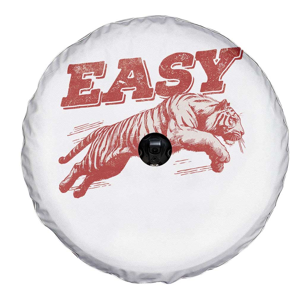 Easy Tiger Spare Tire Cover Vintage Distressed Tiger Trendy Grunge Indie Boho TS11 Print Your Wear