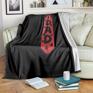 Dad Tie Star Music Lover Fathers Day Throw Blanket TS11 Print Your Wear