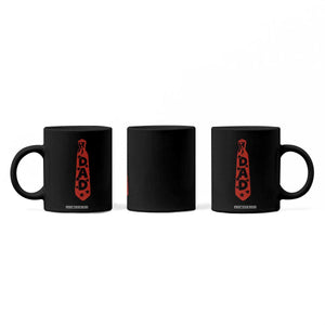 Dad Tie Star Music Lover Fathers Day Coffee Mug TS11 Print Your Wear