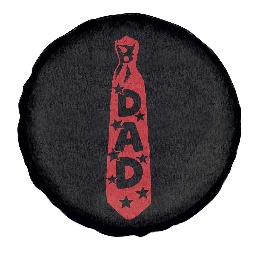 Dad Tie Star Music Lover Fathers Day Spare Tire Cover TS11 Print Your Wear